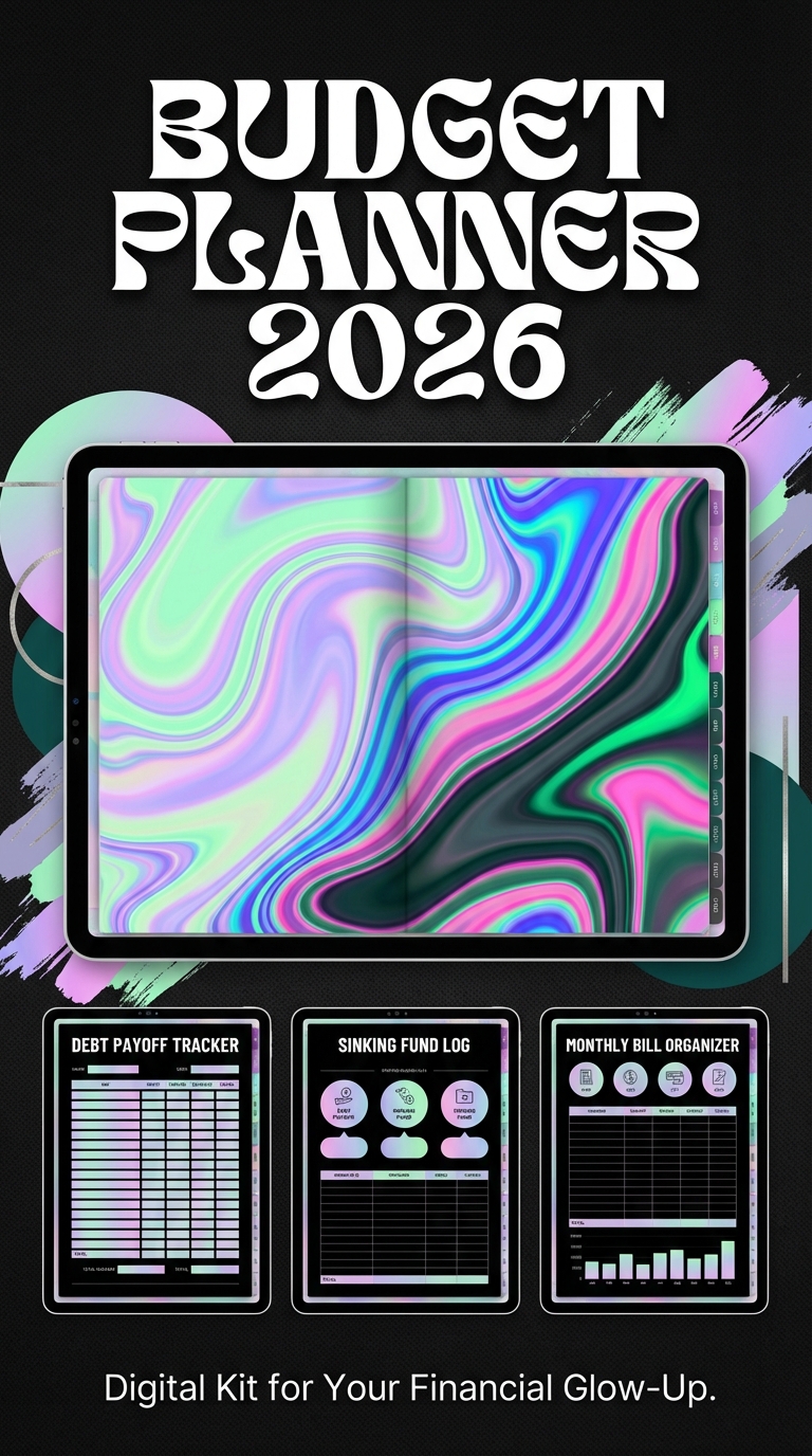 2026 Budget & Money Management Planner Printable Kit